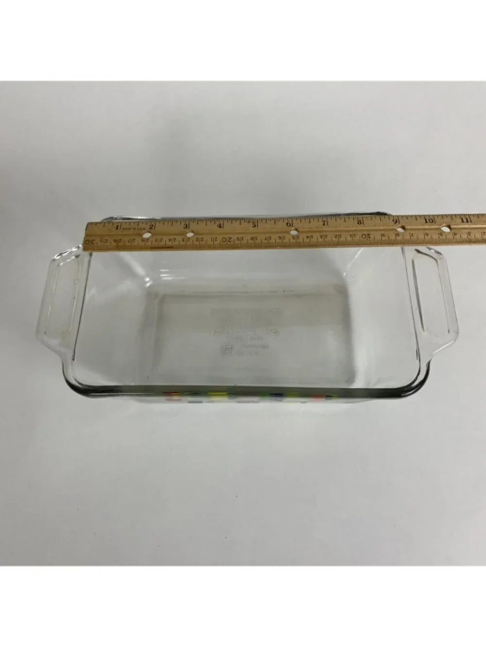 Vintage Anchor Ovenware Loaf Dish Clear Glass Lemons Grapes 1.5 qt. Replacement
